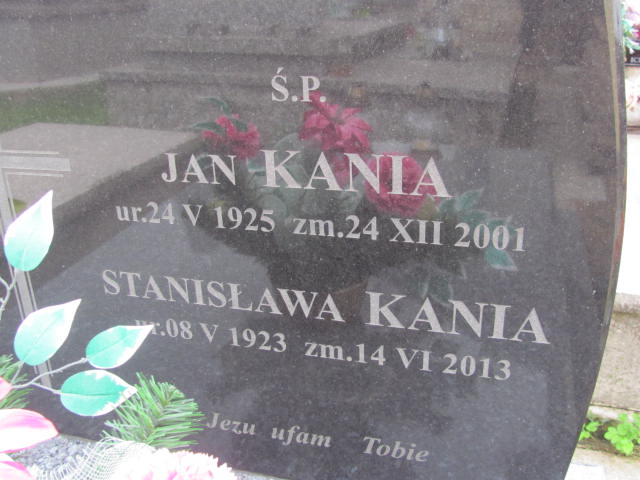 Jan Kania 1925 Radziszów - Grobonet - Wyszukiwarka osób pochowanych
