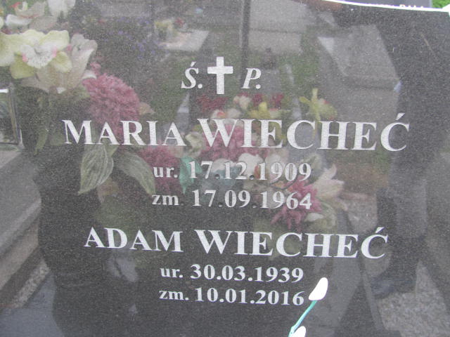 Maria Wiecheć 1909 Radziszów - Grobonet - Wyszukiwarka osób pochowanych