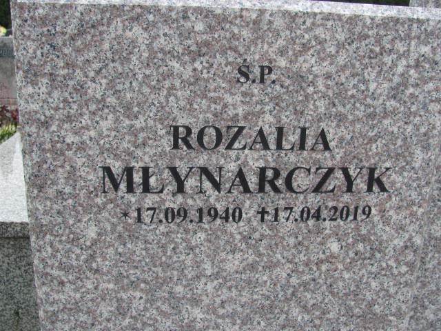 Rozalia Młynarczyk 1940 Radziszów - Grobonet - Wyszukiwarka osób pochowanych